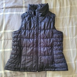 Navy Blue New York & Company Puffer Vest